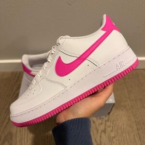 Nike Air Force 1 White Pink NEW